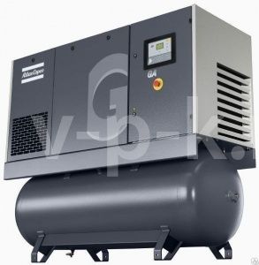 Винтовой компрессор Atlas Copco GA 26 7,5 FF с ресивером для автосервиса Винтовой компрессор Atlas Copco GA 26 7,5 FF с ресивером для автосервиса фото