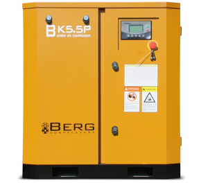 Винтовой компрессор Berg ВК-5.5Р-Е 10 (IP54) стационарный Винтовой компрессор Berg ВК-5.5Р-Е 10 (IP54) стационарный фото