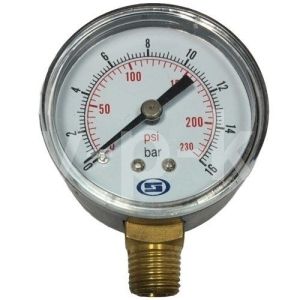 R 4141301600 Манометр D.50 мм, 1/4", 16 Bar (аналог 7110020000) для 500v90