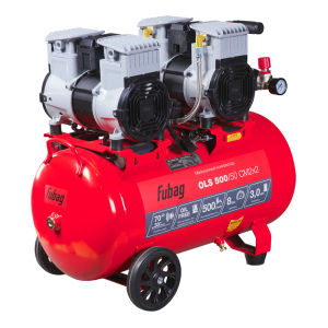 Поршневой компрессор Fubag OLS 500/50 CM2х2 + Набор пневмоинструмента Basic S1000 фото