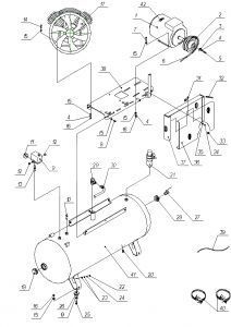R 3141.00.00.400/500 Решетка в сборе для 500v90 фото