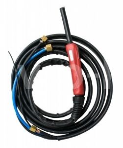 Aurora Горелка TIG 25 250A (100%), M12x1, газ 1/4G, вода 3/8G, 8m-с упр. разъёмами 2-3-5pin