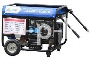 Бензиновый генератор ТСС GGW 5.5/250E-R в шумозащитном кожухе  для газового котла Бензиновый генератор ТСС GGW 5.5/250E-R в шумозащитном кожухе  для газового котла фото
