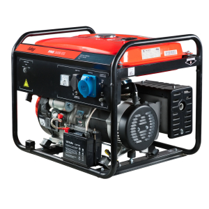 Бензиновый генератор Fubag PRG 5000 ES генератор + Комплект колес и ручек для электростанций в ПОДАРОК 46715_838765 асинхронный фото