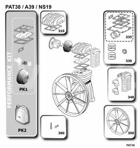 Рабочий комплект + масло a39