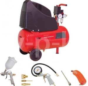 Поршневой компрессор Fubag HOUSE MASTER KIT + набор из 5 предметов фото