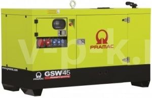Дизельный генератор PRAMAC GSW 45 Y 3-фазный в кожухе (альт.Mecc Alte ECP32-3S/4)  фото