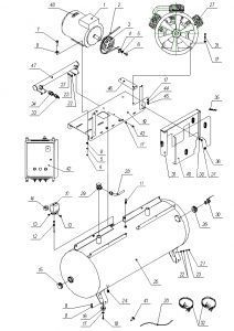 Болт М6х16 для 500w95T-10