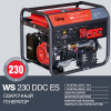 Бензиновый генератор  WS 230 DDC ES