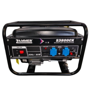 Бензиновый генератор Zammer S3800CX S3800CX передвижной фото