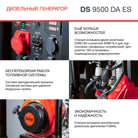 Дизельный генератор  DS 9500 DA ES
