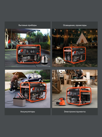 Бензиновый генератор  GRS 6700 C