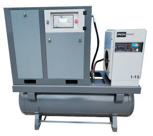 Винтовой компрессор IRONMAC IC 10/10 C VSD DF 500L (IP54) высокого давления фото