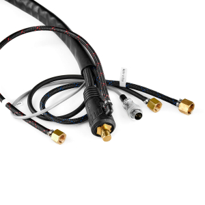  Горелка TIG TP 18 SUPER (ОКС 35-50, 2 pin, M12х1, 1/4G, 3/8G) 4м водяное охлаждение TBW1804-03 фото