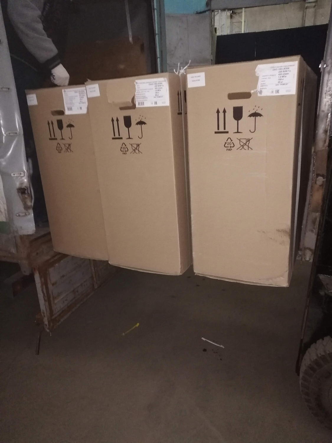 Пополнение склада в Воронеже компрессорами СБ4/С-100.LB30