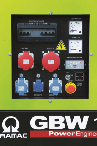 Дизельный генератор PRAMAC GBW15Y 3-фазный в кожухе (альт.Mecc Alte ECP28-0S)  фото