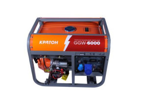 Бензиновый генератор КРАТОН GGW-6000 3 08 02 028 фото