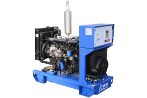 Дизельный генератор ТСС ЭД-16-Т400 с АВР в погодозащитном кожухе на прицепе 025152 фото