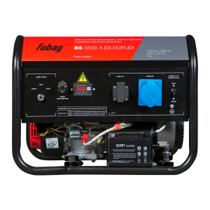 Бензиновый генератор Fubag BS 3500 A ES DUPLEX 46740 асинхронный фото