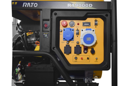 Бензиновый генератор  R19000D электростартер + колесный комплект