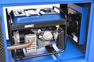 Бензиновый генератор ТСС SGG 7000ENA в погодозащитном кожухе  фото