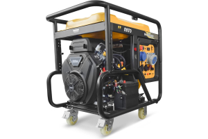 Бензиновый генератор RATO R19000D электростартер + колесный комплект  промышленный фото