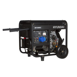 Дизельный генератор Hyundai DHY 8500LE  передвижной фото