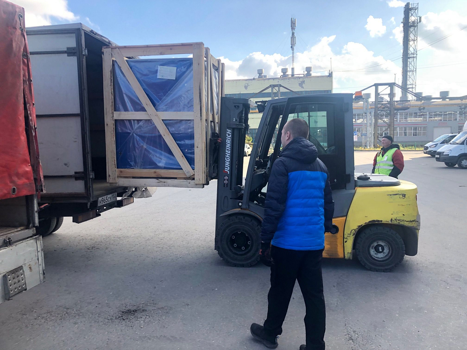 Отгрузка винтового компрессора ВК50Т-8