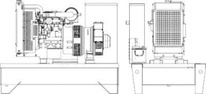 Дизельный генератор Onis Visa F 100 B  промышленный фото