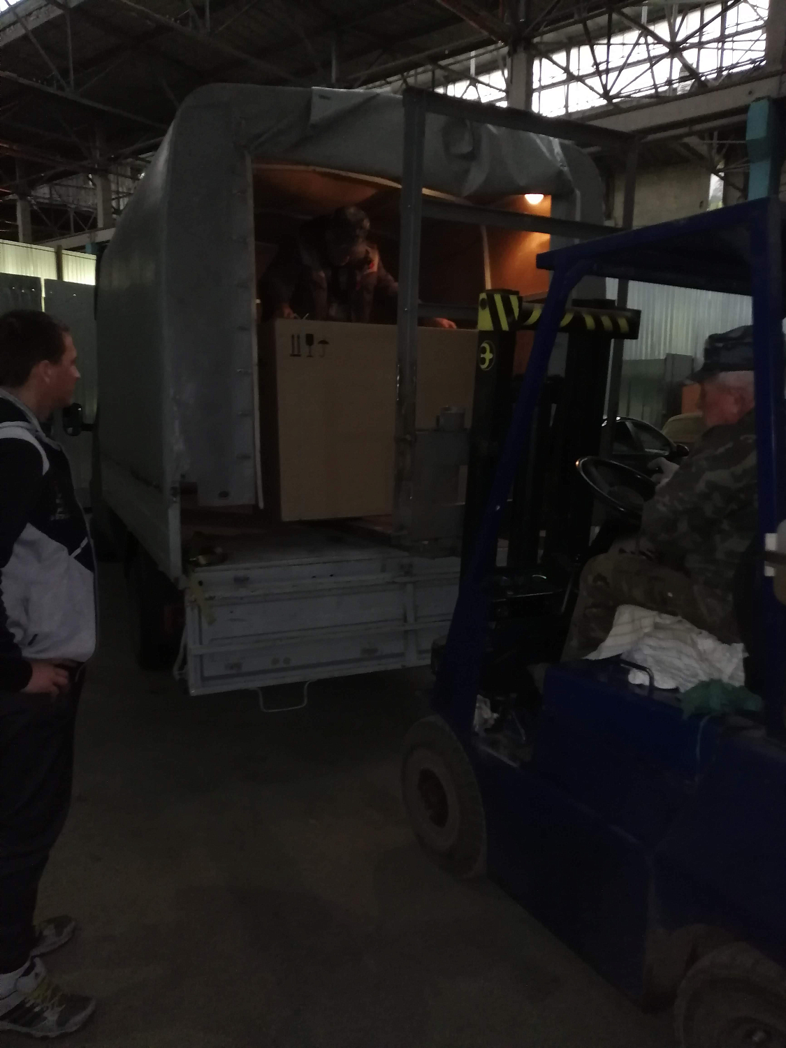 Отгрузка компрессора LB30A на ресивере 100 литров