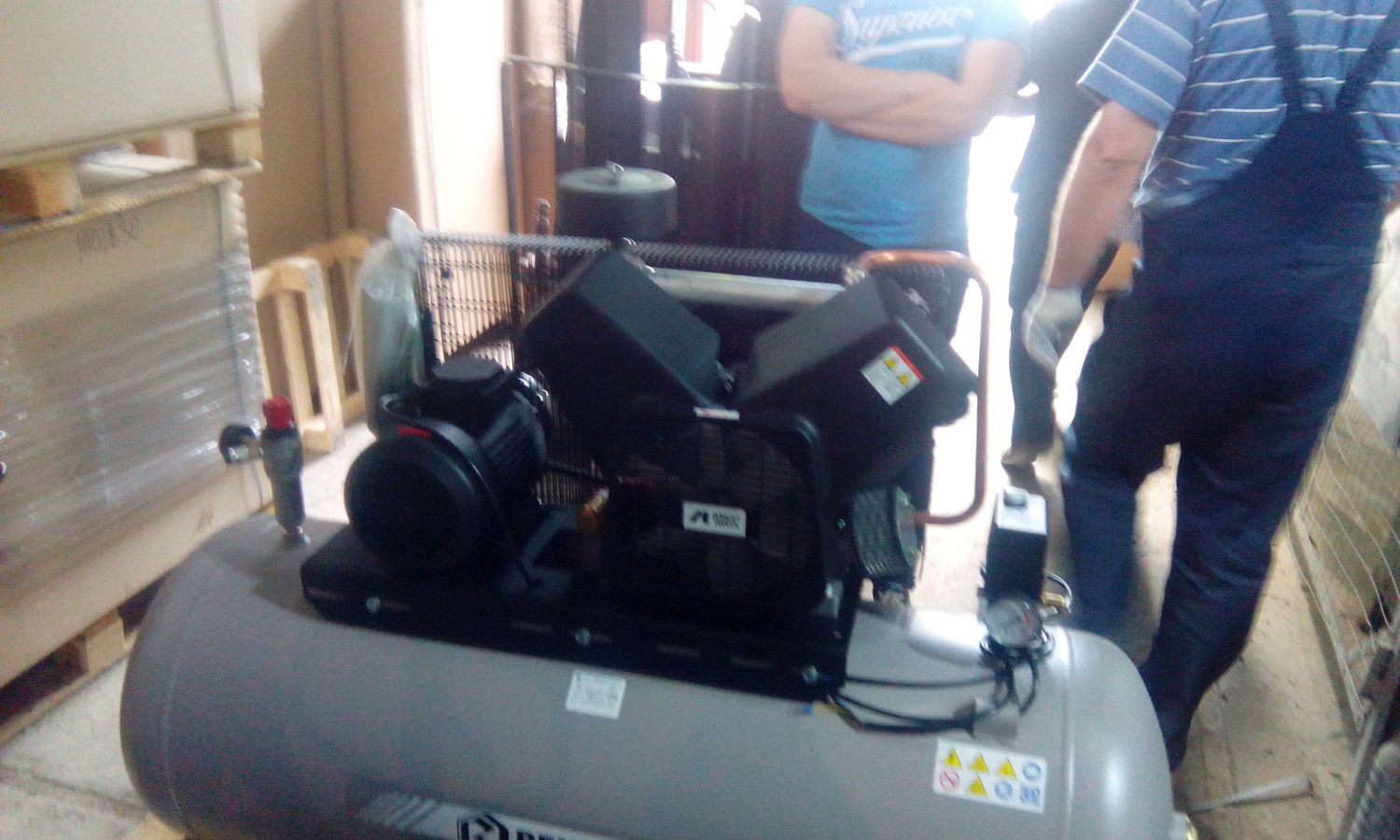 Поршневые компрессоры Remeza и АСО Бежецк клиенту в регион