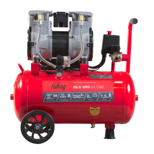 Поршневой компрессор Fubag OLS 250/24 CM2 + Пневмопистолет для накачки в ПОДАРОК 646070_110113 передвижной фото